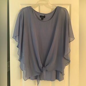 Alyx light purple / lavender Sleeve Blouse with Tie Front